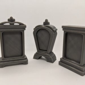 3x Mirrors Tombstones | 28mm 1/56 20mm 1:76 Scale Miniature DnD Bolt Action | RPG Tabletop Wargames | Model Scenery Terrain UK