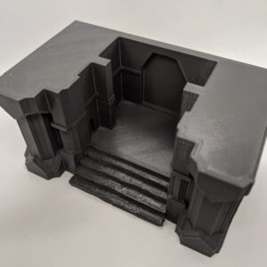 Dwarven Gate Throne Room | 28mm 1/56 Scale Miniature DnD | RPG Tabletop Wargames | Model Structure Scenery Terrain Scatter