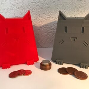 Large Fat Cat Money Box | Piggy Bank for Coins Spare Change | Perfect Gift for Him or Her | Various Colours Available | UK