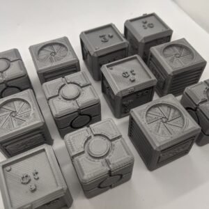 12x Crates Boxes 25mm 20mm Metal Style | 28mm Scale Miniature   Bolt Action RPG Tabletop Wargames | Model Scenery Terrain Scatter UK
