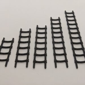 Rope Ladders Pack Set | 28mm 1/56 Scale Miniature | DnD Bolt Action D&D RPG Tabletop Wargames Model Scenery Terrain Scatter UK