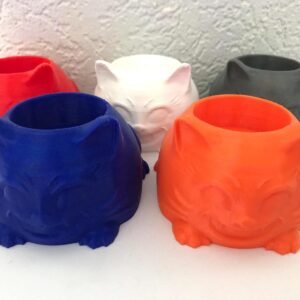 Unique Crazy Cat Moggie Tea Light Candle Holders | Perfect Gift for Him or Her | Various Colours Available | UK