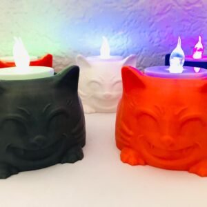 Unique Crazy Cat Moggie Tea Light Candle Holders | Perfect Gift for Him or Her | Various Colours Available | UK