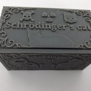 Schrodinger’s Cat Opening Unique Model | Physics Scientist Ornament | Perfect Gift for Him or Her | Various Colours Available | UK