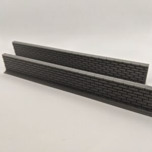 150mm Brick Walls | 28mm 1/56 Scale Miniature DnD     Bolt Action D&D | Tabletop Wargames Paintable Model Scenery Terrain Scatter