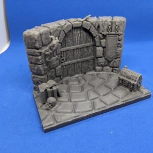 Wizard Room Entrance Display | 28mm 1/56 Scale Miniature DnD | RPG Tabletop Diorama Wargames Model Scenery Terrain Scatter