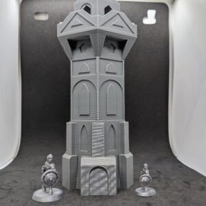 Wizard Mage Mythic Watchtower | 28mm 1/56 Scale Miniature DnD RPG Fantasy Tabletop Diorama Wargames Model Scenery Terrain