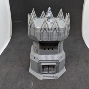 Dwarven Watchtower Building | 28mm 1/56 Scale Miniature DnD | RPG Fantasy Tabletop Diorama Wargames Model Scenery Terrain