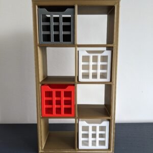 Doll Cube Cuboid Cupboards | Dolls House Shelves Shelving Unit 1/6 1/12 Scale | Blythe Furniture Miniature Kawaii | Diorama Model Scenery