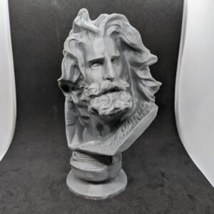 Zeus Greek God of War Bust | Ornament Figure | Paintable Art Model Figurine | Mythical Fantasy Sci-fi | Perfect Unique Geek Gift for Him Her