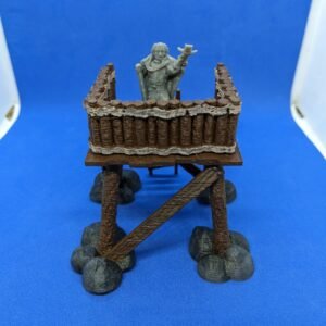 Goblin Watchtower Defence| 28mm 1/56 Scale Miniature DnD | RPG Tabletop Diorama Wargames Model Scenery Terrain Scatter