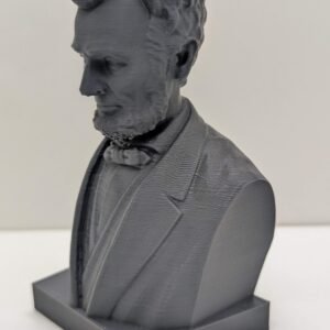 Abraham Lincoln Bust | Ornament Figure | Paintable Art Model Figurine | Mythical Fantasy Sci-fi | Perfect Unique Geek Gift Him Her 3d