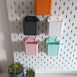 Ikea Skadis Storage Container | Various Colours | Peg Board Accessories for Various Items | Scissors Tools Pliers Pens Holder Paint Brushes