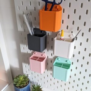 Ikea Skadis Storage Container | Various Colours | Peg Board Accessories for Various Items | Scissors Tools Pliers Pens Holder Paint Brushes